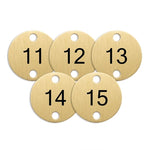Olympia Table Numbers Bronze (11-15) - DY776