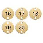 Olympia Table Numbers Bronze (16-20) - DY777