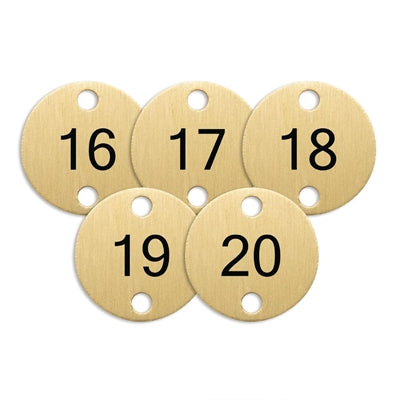 Olympia Table Numbers Bronze (16-20) - DY777