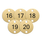 Olympia Table Numbers Bronze (16-20) - DY777