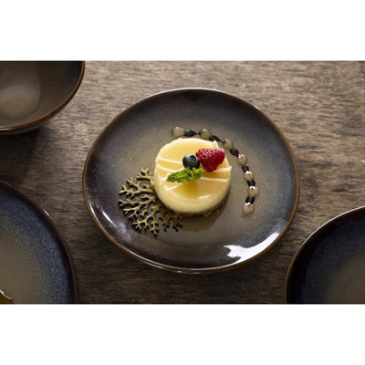 Olympia Birch Coupe Plates Aubergine 205mm (6 Pack) - DZ696