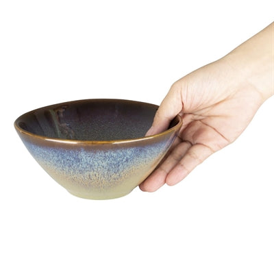 Olympia Birch Deep Bowls Aubergine 460ml (6 Pack) - DZ699
