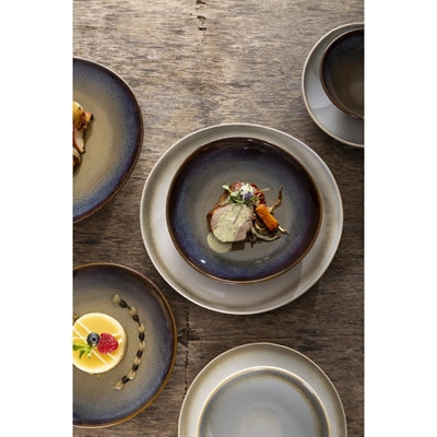 Olympia Birch Deep Bowls Aubergine 460ml (6 Pack) - DZ699