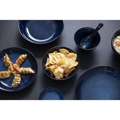 Olympia Luna Midnight Blue Footed Bowls 205mm (4 Pack) - DZ776
