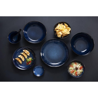 Olympia Luna Midnight Blue Coupe Plates 255mm (4 Pack) - DZ778