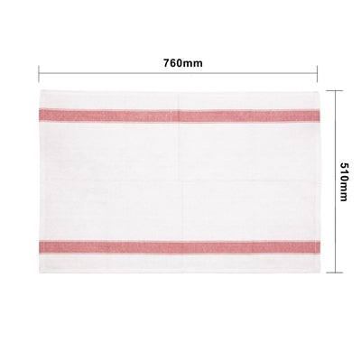 Vogue Heavy Tea Towel Red - E915