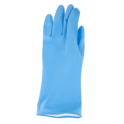 Jantex Latex Household Gloves Blue Medium - F953-M