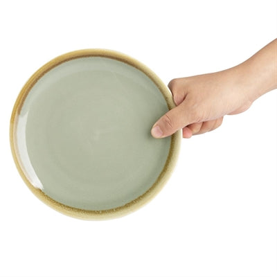 Olympia Kiln Coupe Plates Moss 180mm (6 Pack) - FA029