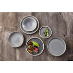 Olympia Canvas Small Rim Plates Blue Granite 265mm (6 Pack) - FA303
