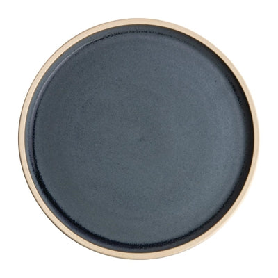 Olympia Canvas Flat Plates Blue Granite 180mm (6 Pack) - FA300