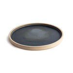 Olympia Canvas Flat Plates Blue Granite 250mm (6 Pack) - FA301