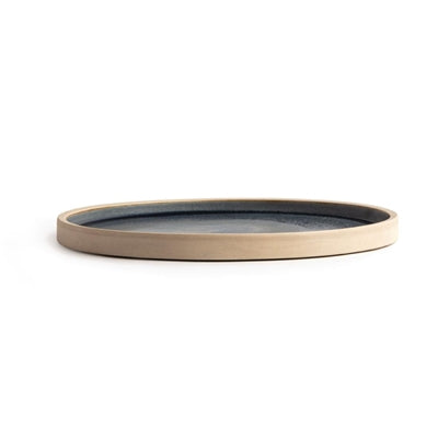 Olympia Canvas Flat Plates Blue Granite 250mm (6 Pack) - FA301