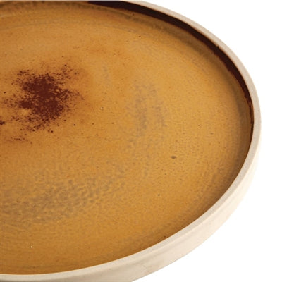 Olympia Canvas Flat Plates Sienna Rust 250mm (6 Pack) - FA308