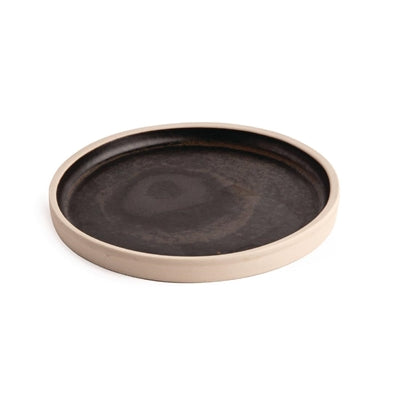 Olympia Canvas Flat Plates Delhi Black 180mm (6 Pack) - FA314