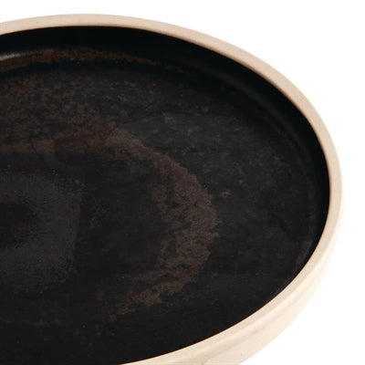 Olympia Canvas Flat Plates Delhi Black 180mm (6 Pack) - FA314