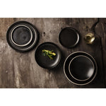 Olympia Canvas Coupe Bowls Delhi Black 230mm (6 Pack) - FA320