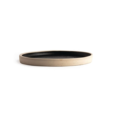 Olympia Canvas Flat Plates Delhi Black 180mm (6 Pack) - FA314