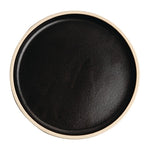Olympia Canvas Flat Plates Delhi Black 180mm (6 Pack) - FA314
