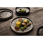 Olympia Canvas Coupe Bowls Delhi Black 230mm (6 Pack) - FA320