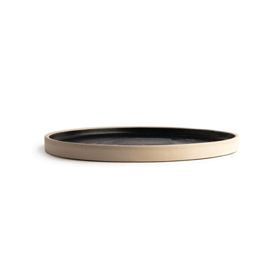 Olympia Canvas Flat Plates Delhi Black 250mm (6 Pack) - FA315