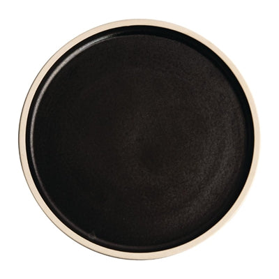 Olympia Canvas Flat Plates Delhi Black 250mm (6 Pack) - FA315