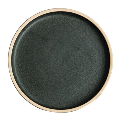 Olympia Canvas Flat Plates Green Verdigris 180mm (6 Pack) - FA321