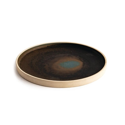 Olympia Canvas Flat Plates Green Verdigris 250mm (6 Pack) - FA322