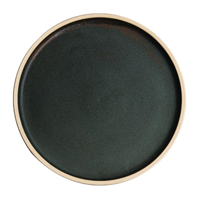 Olympia Canvas Flat Plates Green Verdigris 250mm (6 Pack) - FA322