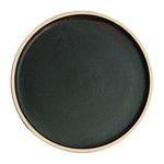 Olympia Canvas Flat Plates Green Verdigris 250mm (6 Pack) - FA322