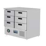 Polar G-Series Refrigerated Counter Fridge with 6 Drawers 240Ltr - FA440