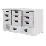 Polar G-Series Refrigerated Counter Fridge with 9 Drawers 368Ltr - FA441