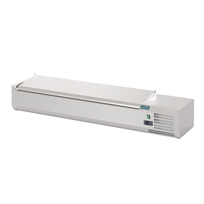 Polar G-Series Countertop Prep Fridge with Lid 7x 1/4GN - FA855