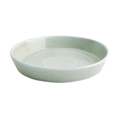 Olympia Cavolo Flat Round Bowls Spring Green 220mm (4 Pack) - FB561