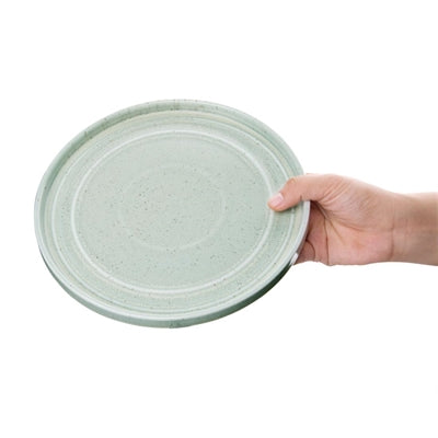 Olympia Cavolo Flat Round Plates Spring Green 220mm (6 Pack) - FB563