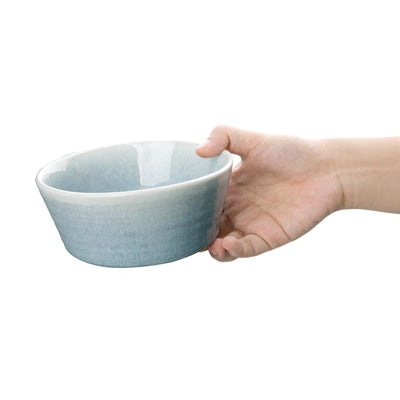 Olympia Cavolo Flat Round Bowls Ice Blue 143mm (6 Pack) - FB565