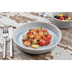 Olympia Cavolo Flat Round Bowls Ice Blue 220mm (4 Pack) - FB566