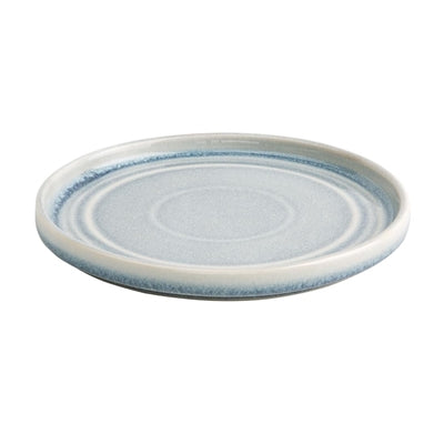 Olympia Cavolo Flat Round Plates Ice Blue 180mm (6 Pack) - FB567