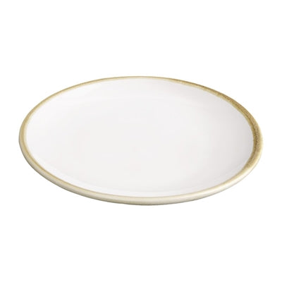Olympia Kiln Round Coupe Plates Chalk 180mm (6 Pack) - FB980