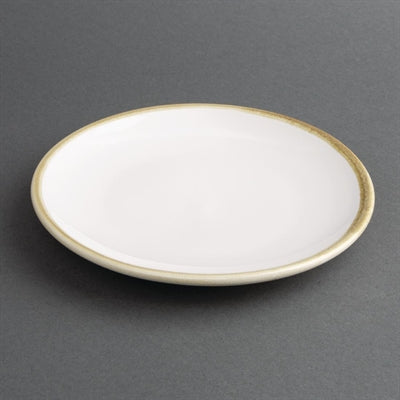 Olympia Kiln Round Coupe Plates Chalk 180mm (6 Pack) - FB980