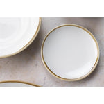 Olympia Kiln Round Coupe Plates Chalk 180mm (6 Pack) - FB980