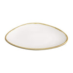 Olympia Kiln Triangular Plates Chalk 165mm (6 Pack) - FB983