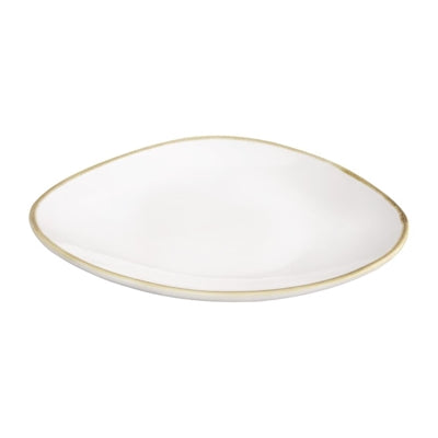 Olympia Kiln Triangular Plates Chalk 280mm (4 Pack) - FB985