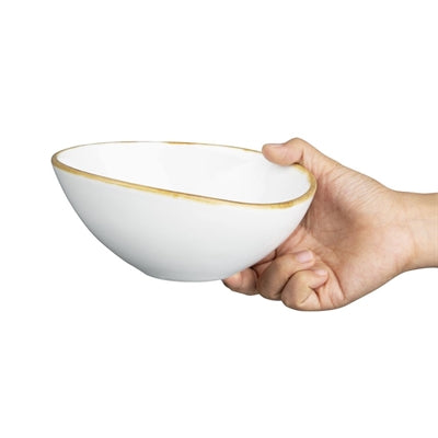 Olympia Kiln Bowls Chalk 165mm 425ml (6 Pack) - FB996