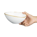Olympia Kiln Bowls Chalk 165mm 425ml (6 Pack) - FB996
