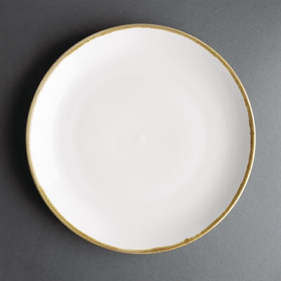 Olympia Kiln Chalk Round Coupe Plates 280mm (4 Pack) - FB997