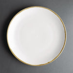 Olympia Kiln Chalk Round Coupe Plates 280mm (4 Pack) - FB997