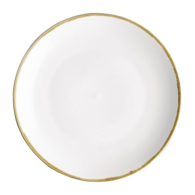 Olympia Kiln Chalk Round Coupe Plates 280mm (4 Pack) - FB997
