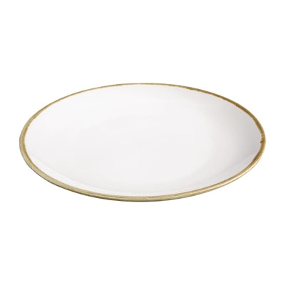 Olympia Kiln Chalk Round Coupe Plates 280mm (4 Pack) - FB997
