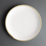 Olympia Kiln Coupe Plates Chalk 230mm (6 Pack) - FB999