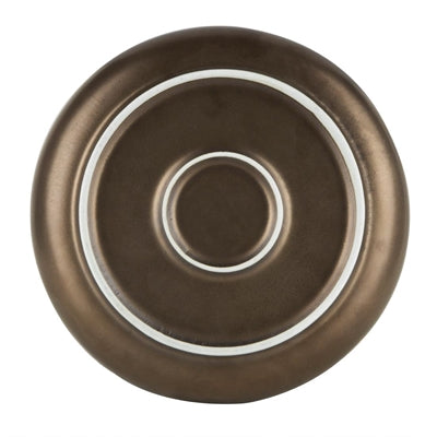Olympia Ochre Flat Bowls 210mm (6 Pack) - FC287